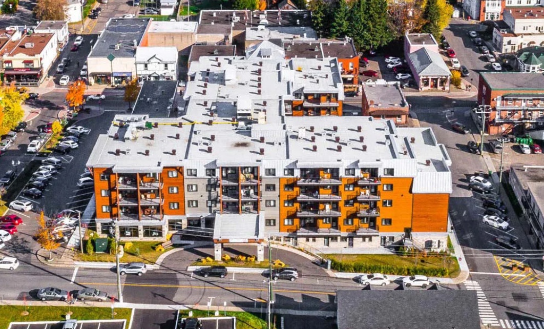 Vue aérienne d’une propriété du portefeuille Groupe MPH